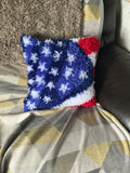 American flag cushion