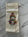 Snowman gift bag