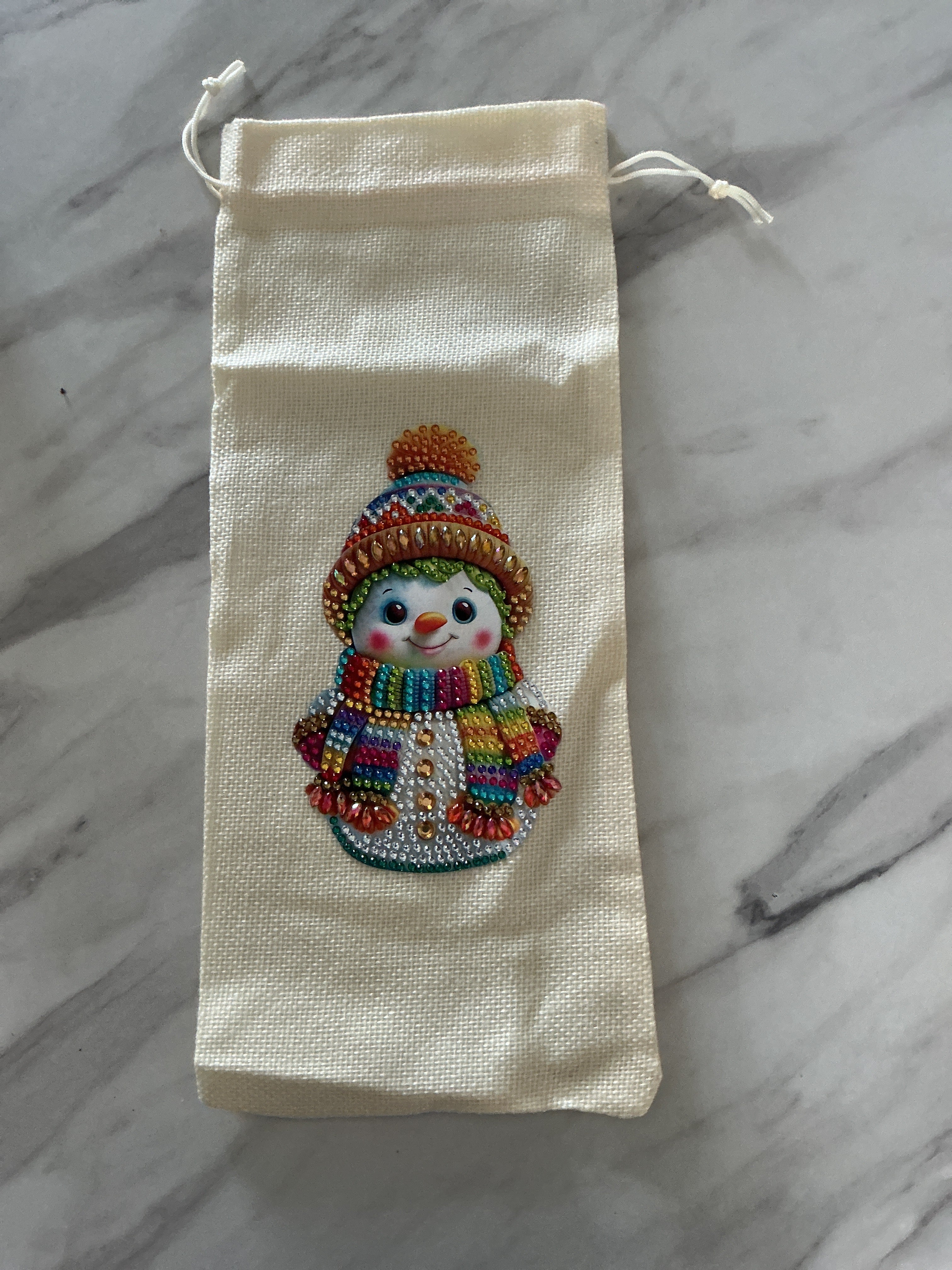 Snowman gift bag